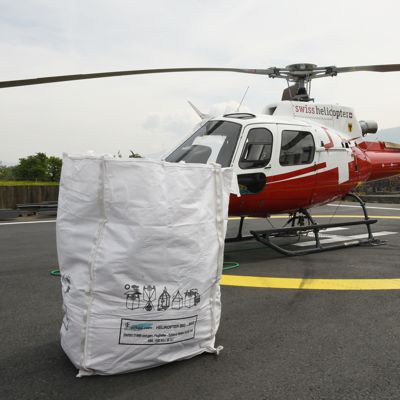 Big Bag per trasporto via elicottero